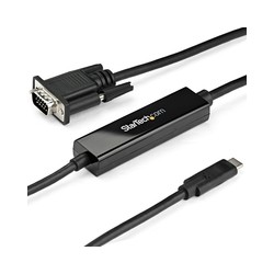 Startech 1M USB-C TO VGA Cable/DP TO VGA