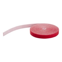 HOOK AND LOOP ROLL 100FT./- RED - RESUABLE