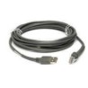 Zebra Cable - Shielded USB: Series A Connector, 15FT. (4.6M), Straight.