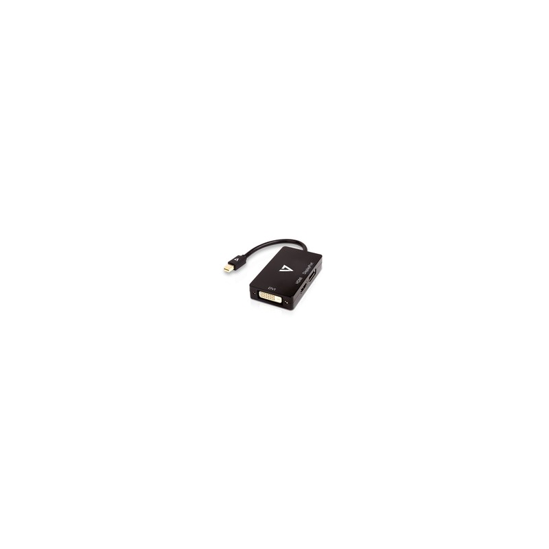 V7 Mini DP TO DP/DVI/HDMI Adapter/Mini DP TO Multiadptr 1080P FHD