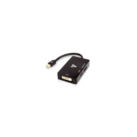 V7 Mini DP TO DP/DVI/HDMI Adapter/Mini DP TO Multiadptr 1080P FHD