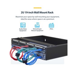 Startech Rack-2U-14-Bracket/2U Wall-Mount Bracket