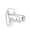 Kit, Media Supply Spindle for 40mm ID Cores, ZT610