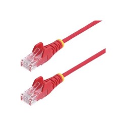 Startech 25CM Red Slim CAT6 Cable/Snagless RJ45 UTP Patch Cable