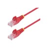 Startech 25CM Red Slim CAT6 Cable/Snagless RJ45 UTP Patch Cable