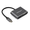 Startech USB C TO mDP OR VGA Adapter/VGA OR Mini DP - HDR 4K 60