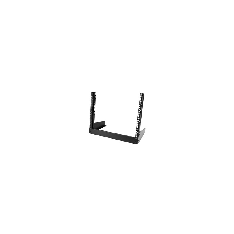 Startech 2-Post Desktop Rack - 8U/8U Open Frame Rack Cabinet - 8U