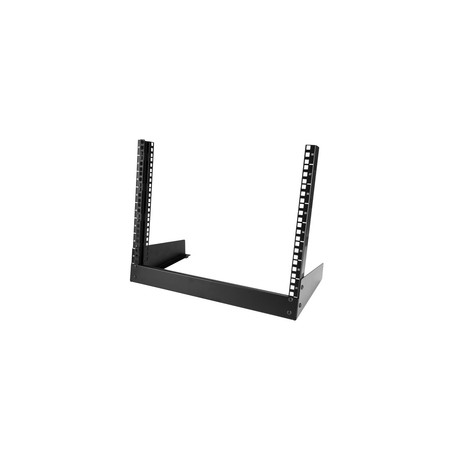 Startech 2-Post Desktop Rack - 8U/8U Open Frame Rack Cabinet - 8U