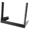 Startech 2-Post Desktop Rack - 8U/8U Open Frame Rack Cabinet - 8U