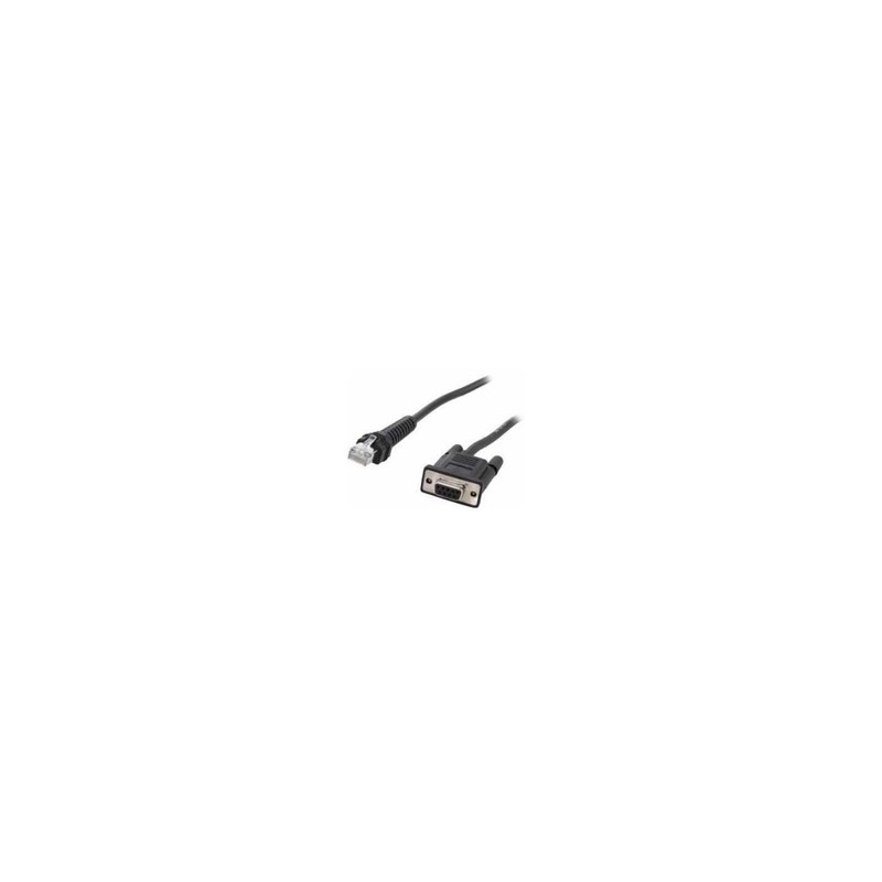 Zebra Cable - RS232: DB9 Female Connector, 7 FT.(2.8M), Power Pin 9,-30C