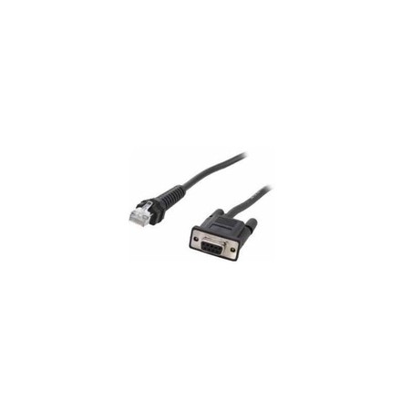 Zebra Cable - RS232: DB9 Female Connector, 7 FT.(2.8M), Power Pin 9,-30C
