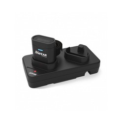Dual slot Charging cradle (connectable up to 5 pcs) for WD4 Series, USB-C cable included .