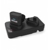 Dual slot Charging cradle (connectable up to 5 pcs) for WD4 Series, USB-C cable included .
