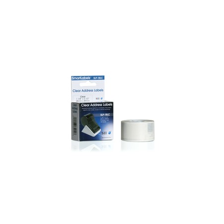 Seiko Instruments SLP-2RLC Clear Label 28X89MM/130 LAB/Roll 2 Roll/Box