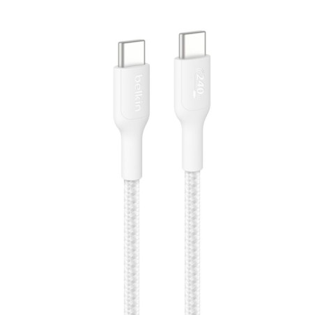 Belkin Boost Charge 240W Gefloc/USB-C / USB-C-Kabel 2M WEI