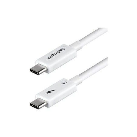Startech 1M Thunderbolt 5 Cable White/80GBPS/120GBPS/8K 60HZ/240W - WH