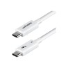 Startech 1M Thunderbolt 5 Cable White/80GBPS/120GBPS/8K 60HZ/240W - WH