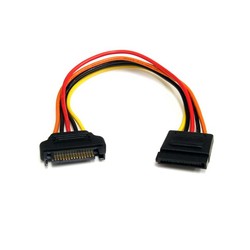 Startech 8IN 15PIN SATA Power Ext Cable/.