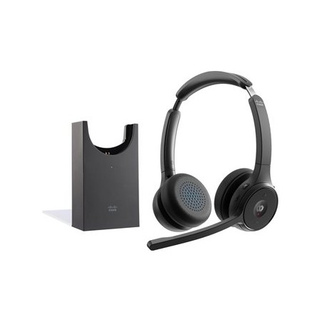HEADSET 722 WIRELESS DUAL+STAND/CARBON BLACK USBA BUNDLE