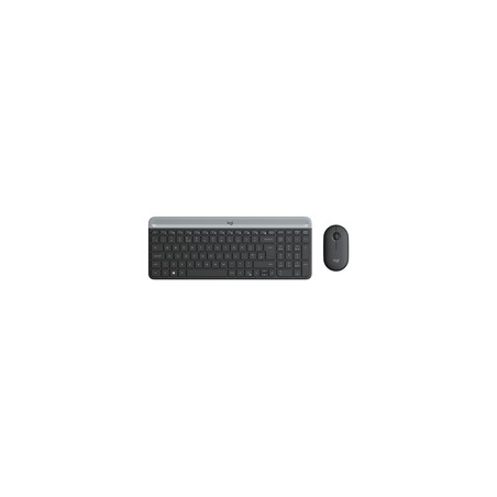 Logitech MK470 Slim Wrls Keyb + Mouse/Combo Graphite - FRA - Central