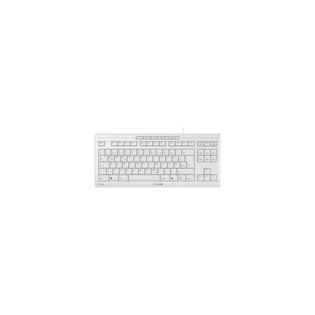 CHERRY STREAM KEYBOARD/TKLCORDED COMPACT WHITE