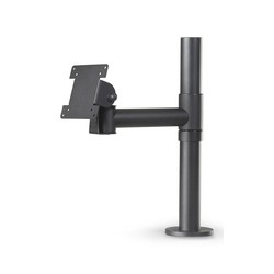SPACEPOLE SCREEN MOUNT W/200MM/SWINGARM VESA 75/100 BLACK ESS.R