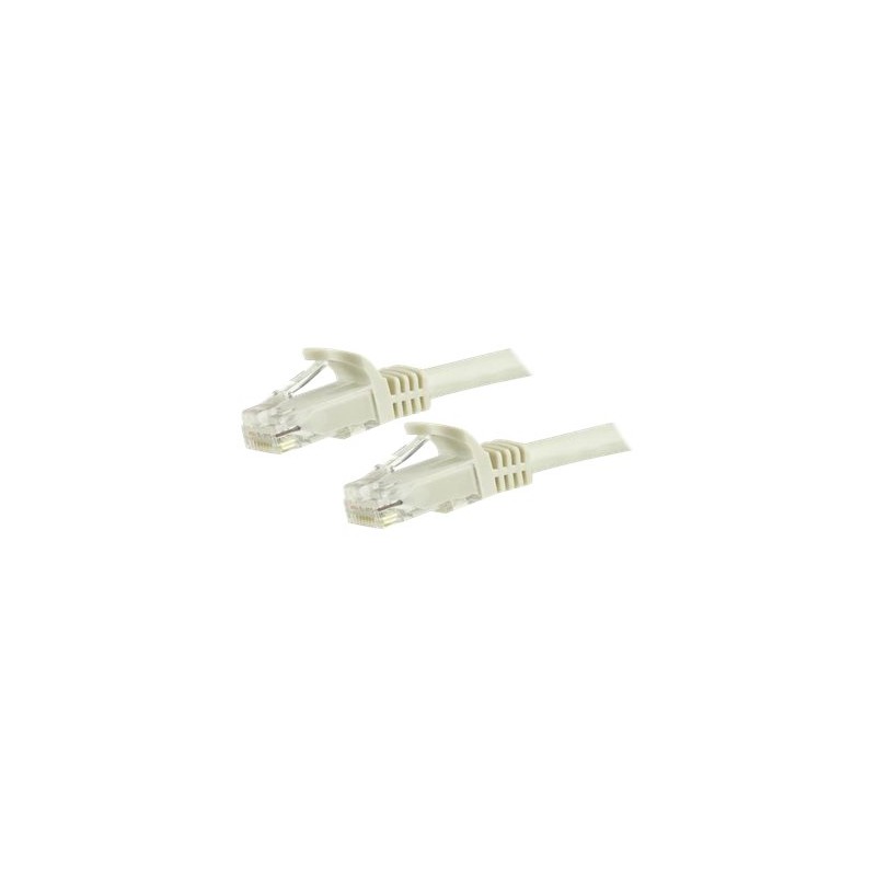 Startech 1.5 M CAT6 Cable - White/Snagless - 24 AWG Copper Wire