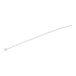 100 PACK 6 CABLE TIES -WHITE/NYLON ZIP TIE WRAPS UL TAA