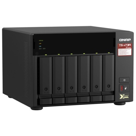 QNAP TS-673A-8G (Ryzen 2,2GHz / 8GB RAM / 6x SATA / 2x M.2 NVMe slot / 2x 2,5GbE / 2x PCIe / 4x USB)