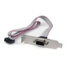 DB9 SERIAL PORT BRACKET HEADER/. PLATE9M16LP