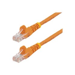 Startech 0.5M Orange CAT5E Patch Cable/Snagless Ethernet Cable - UTP