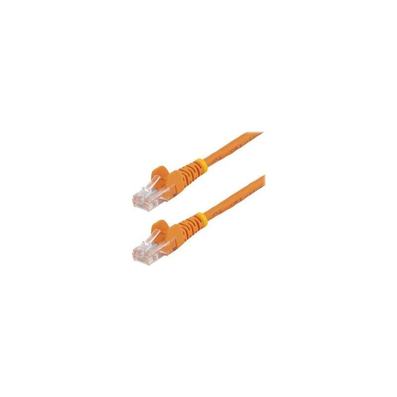 Startech 0.5M Orange CAT5E Patch Cable/Snagless Ethernet Cable - UTP