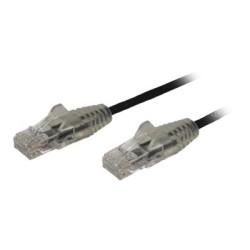 Startech CAT6 Cable - 2.5 M - Black/Snagless - 28 AWG Copper Wire