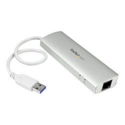 Startech 3PT Portable USB 3.0 Hub + GbE/IN