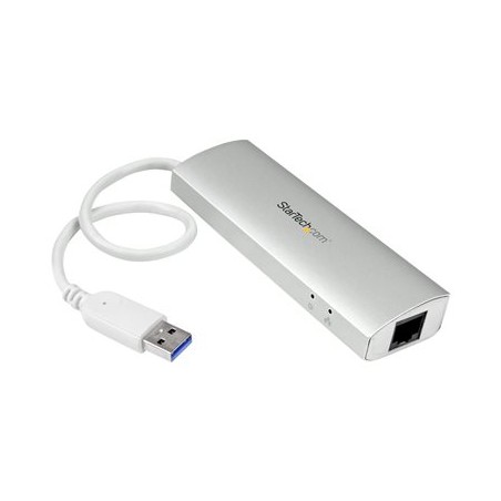 3PT PORTABLE USB 3.0 HUB + GBE/IN