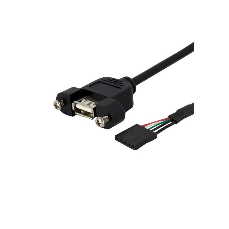 Startech Panel Mount USB Cable A/Header/.