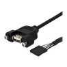 PANEL MOUNT USB CABLE/. USBPNLAFHD1