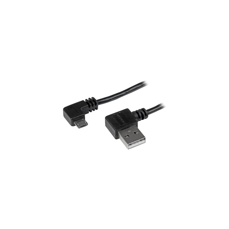 6FT RIGHT ANGLE MICRO-USB CBL/M/M WITH RIGHT ANGLE CONNECTORS