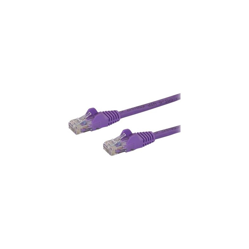 0.5M PURPLE CAT6 PATCH CABLE/SNAGLESS ETHERNET CABLE - UTP