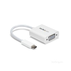 Startech USB-C TO VGA Adapter - White/.