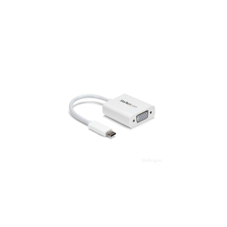 Startech USB-C TO VGA Adapter - White/.