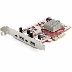 Startech 4-PT USB PCIe Card USB-C/USB-A/.