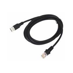 Cable, USB, Type A, External Power, High Current, PVCW, Straight, 1.2M, Black (for use with WLC4X90 Wireless Charging Base