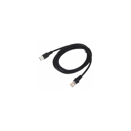 Cable, USB, Type A, External Power, High Current, PVCW, Straight, 1.2M, Black (for use with WLC4X90 Wireless Charging Base