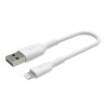Belkin Lightning Blade/Sync Cable/PVC MFi 15CM White