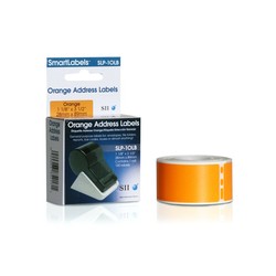 SLP-1OLB ORANGE LABEL 28X89MM/130 LAB/ROLL 1 ROLL/BOX