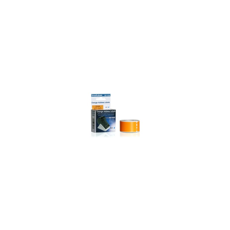 Seiko Instruments SLP-1OLB Orange Label 28X89MM/130 LAB/Roll 1 Roll/Box
