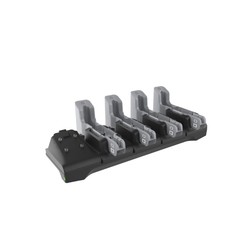 ET4X Four Slot Charge Only Cradle for 8" ET40, ET45 Accommodates 8in tablet, Exoskeleton, Payment Terminals, Expansion Backs