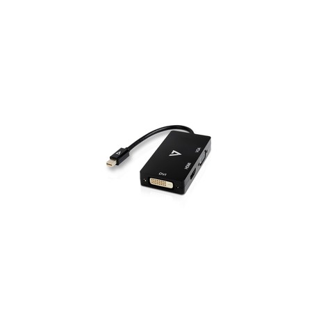 V7 Mini DP TO Multi Video Adapter/DVI-D VGA HDMI 1.4 VID 1080P FHD