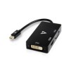 V7 Mini DP TO Multi Video Adapter/DVI-D VGA HDMI 1.4 VID 1080P FHD